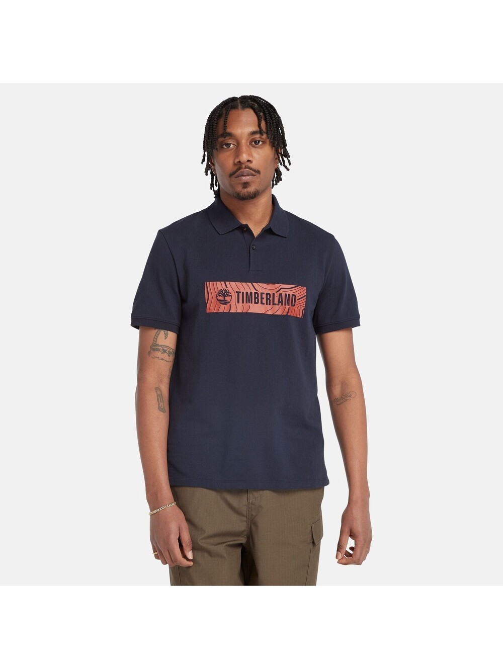 Timberland Men's Logo Polo Shirt
